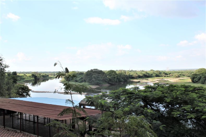 The confluence of the Rivers Bhima, Bhama, and Indrayani.