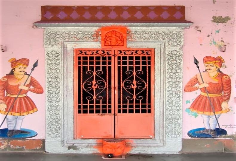 Doorway of the Gaṇapatī temple.