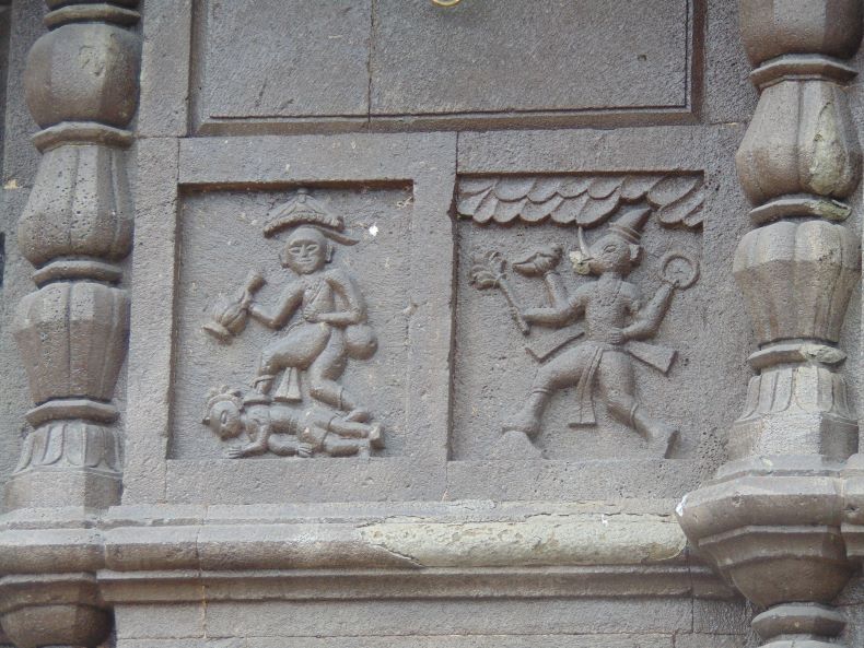 Incarnations of Vāmana and Varāha.