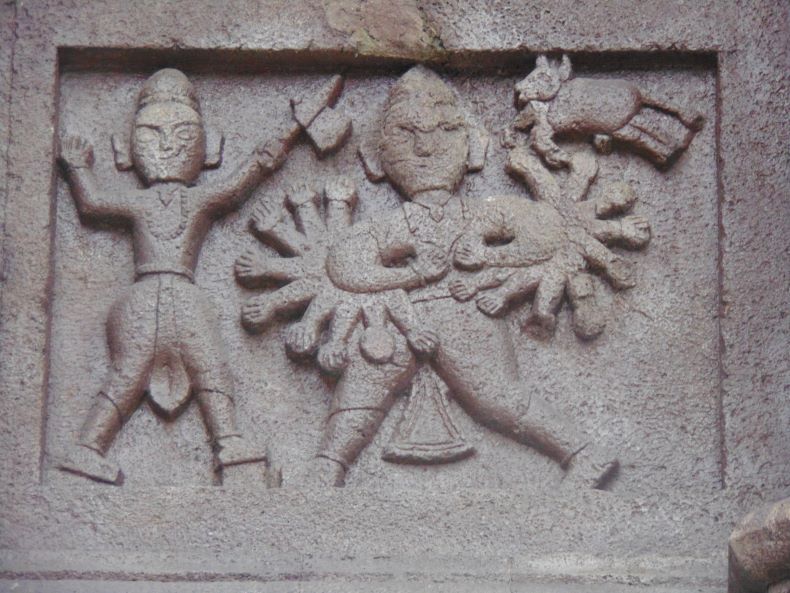 Paraśurāma fighting the Sahasrabāhū Kārtavīryārjuna