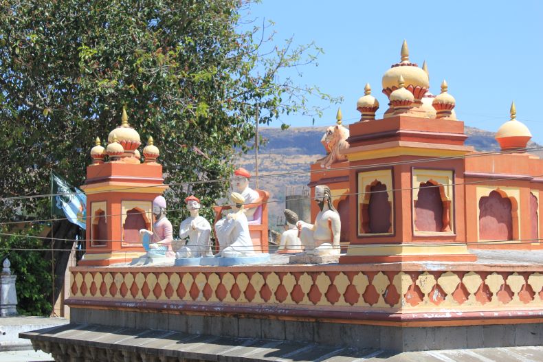 Images of Chhatrapati Shivaji Maharaj, Saint Ramadasa and Shri Dev Mamaledar of Satana.