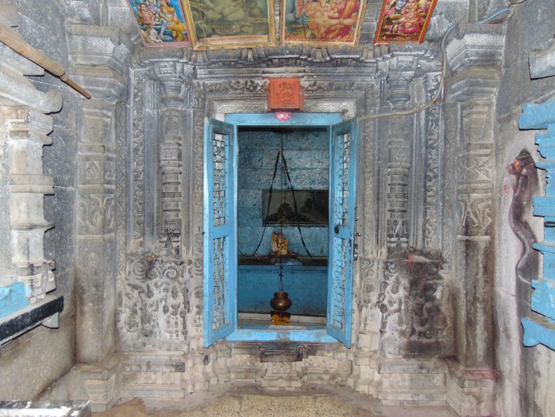 The doorway of the sanctum