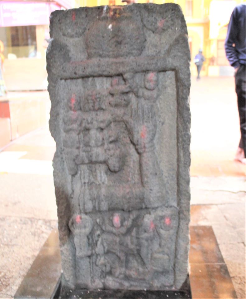 A Satī stone.