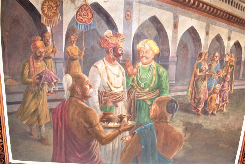 The portrait of Sardar Malharrao Holkar and Mahadji Shinde (Courtesy: Mhaganapati Trust).