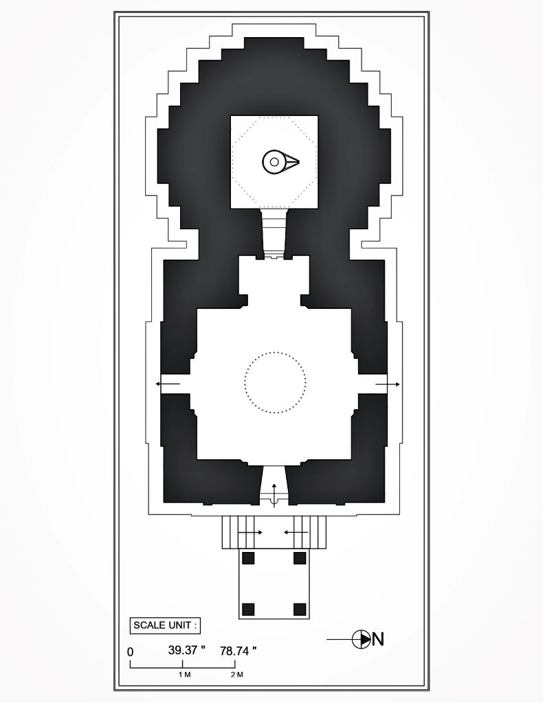 A ground-plan of the Siddheśvara temple.