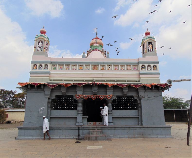 A close view of the temple.