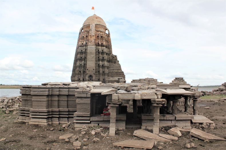 The northern portion of the temple.