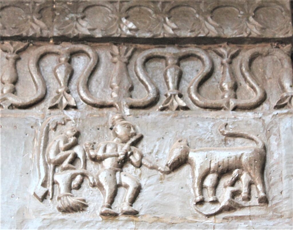 A sculpture of Venugopala.