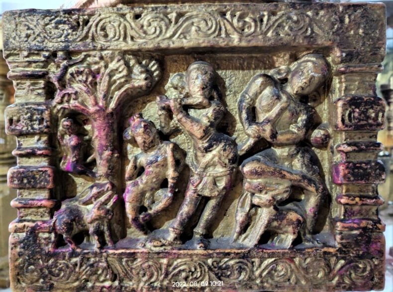 Venugopal with Gopis and cows.