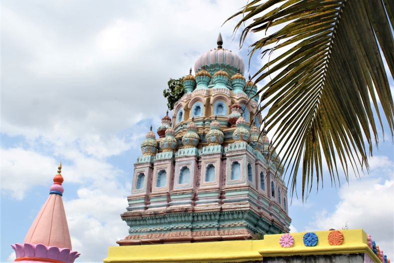 A śikhara of the temple.