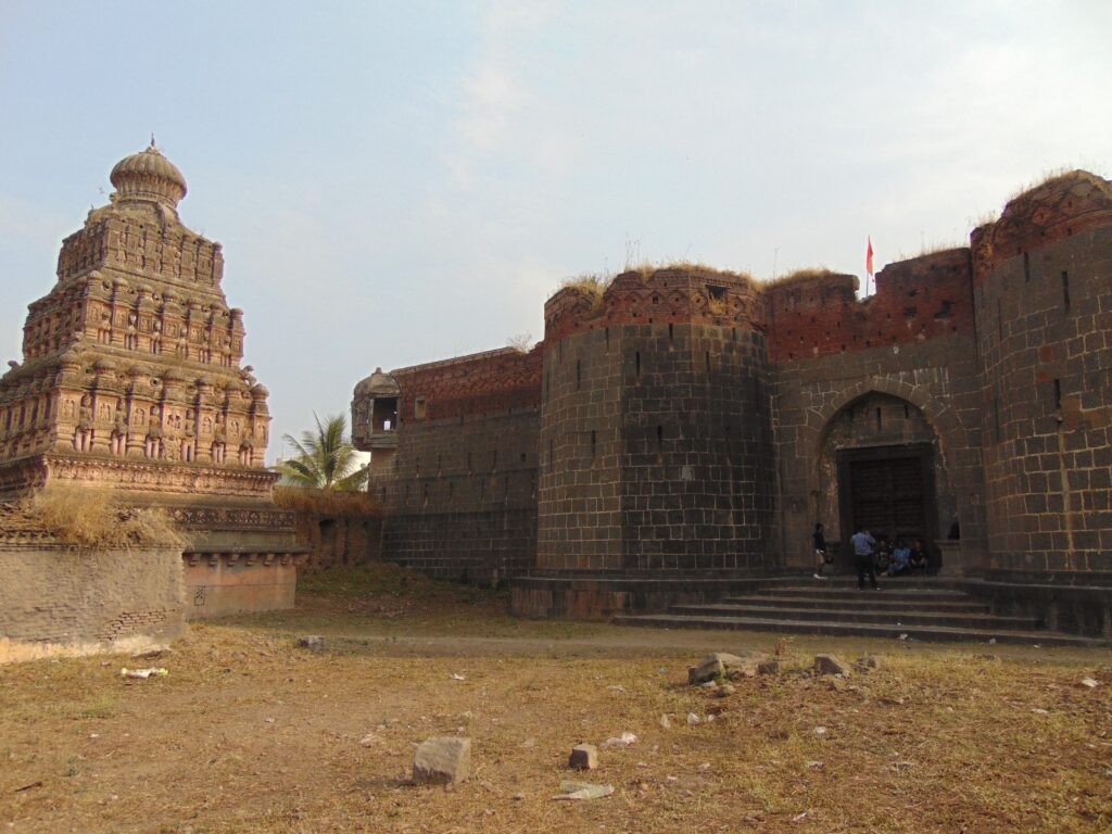 A general view of the temple.