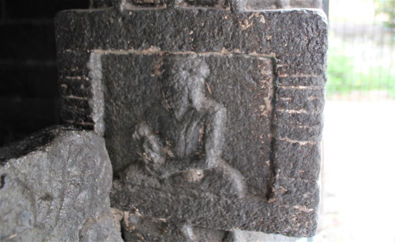 A yogi on the Vaman stambha No. 1.