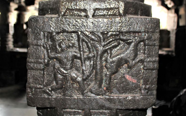 A scene of the Mārica vadha.