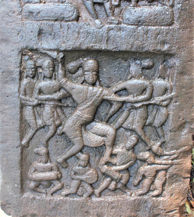 vīra is fighting with four enemy armies.